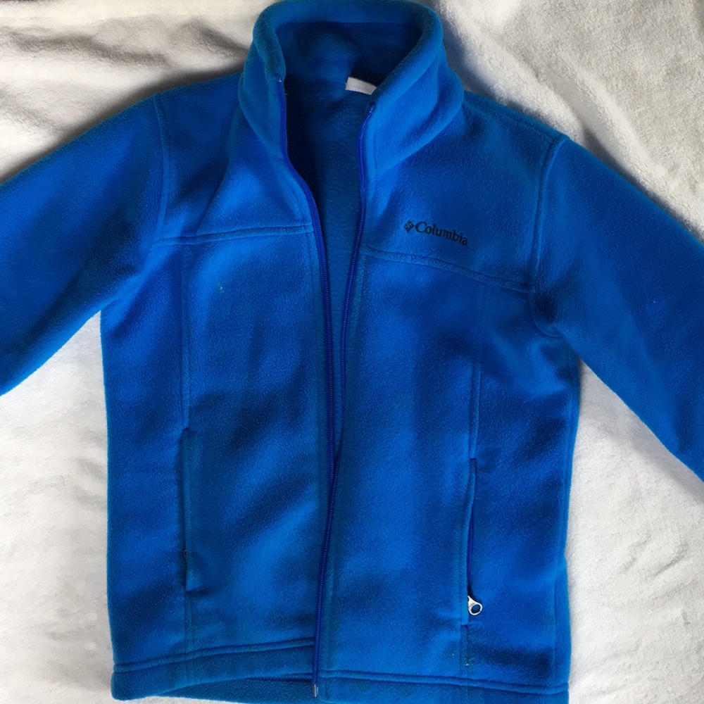 Bright blue kids Columbia jacket